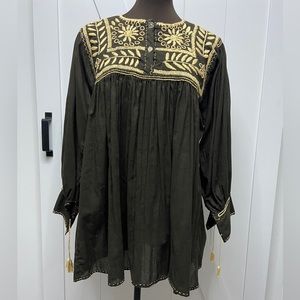 Oaxaca Hand Embroidered Long Sleeve Tunic